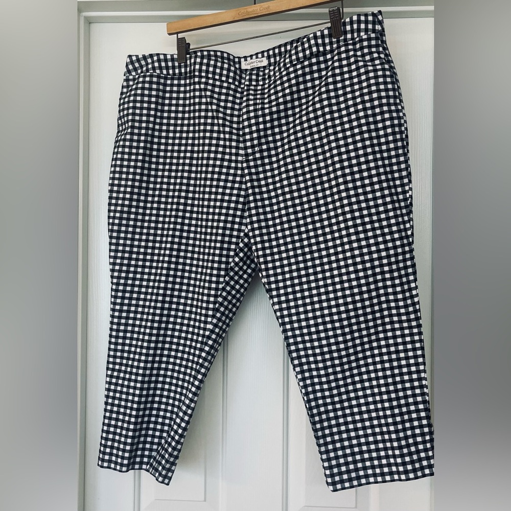 Coldwater Creek Checkered Pants - Picture 2 of 6